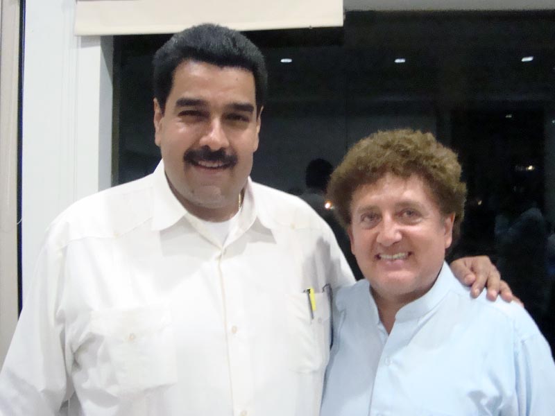 Con el Canciller Maduro